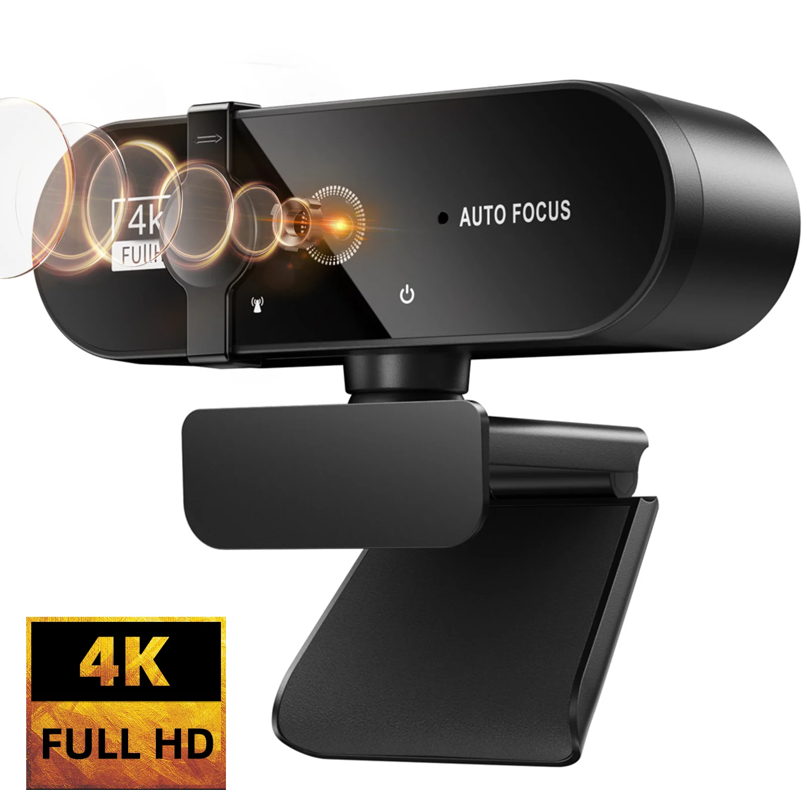 Webcam 4K for PC Web Camera 2K 1080P Web Cam USB Camera to Computer with Microphone Full Hd 4 K Web Can Autofocus Online Webcan