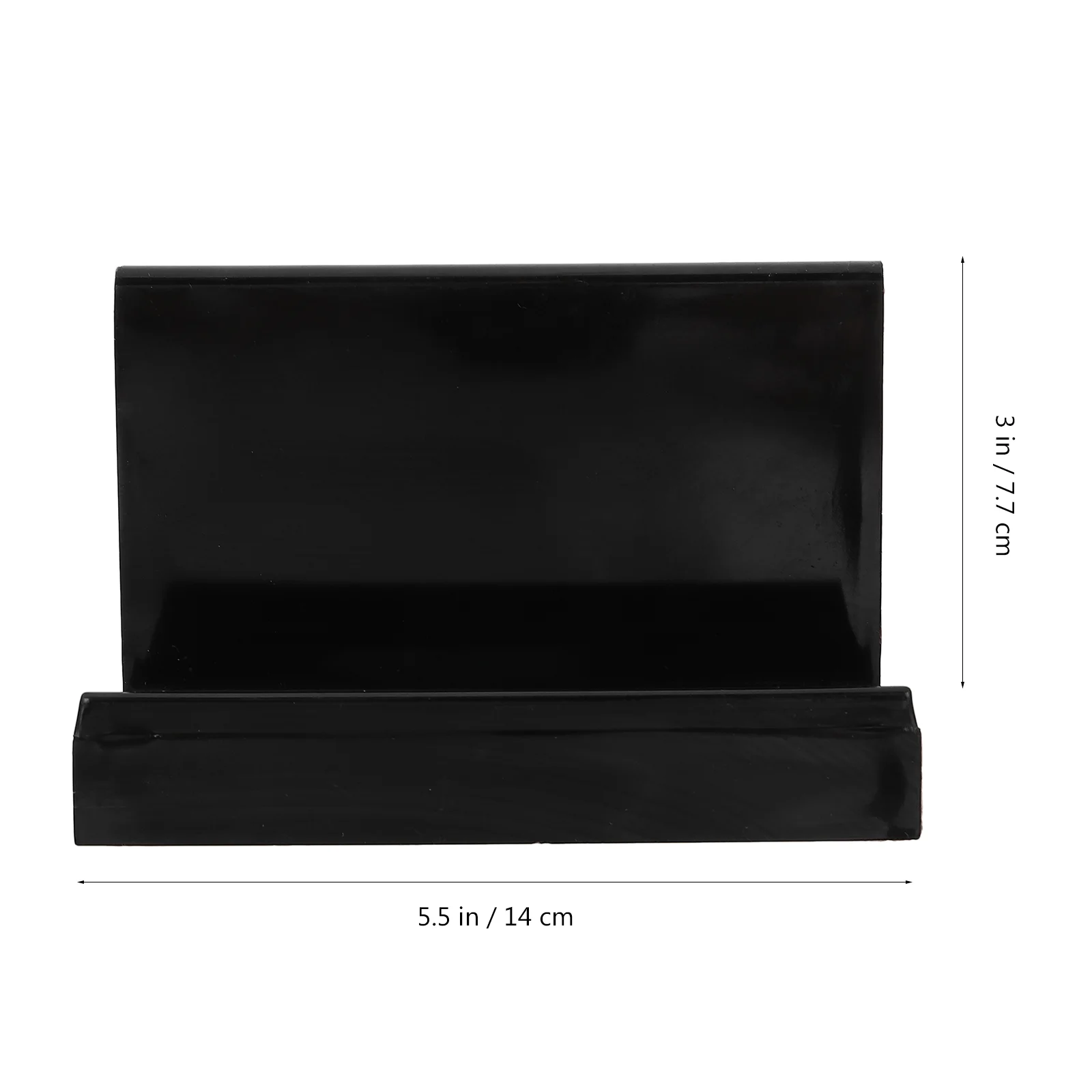 6 Pcs Wallet Holder Clip Plastic Office Display Shelf Shelves Desktop Cards Stand Thickened Price Tags Rack