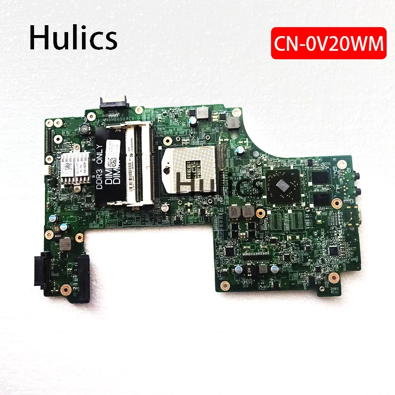 

Hulics Used CN-0V20WM 0V20WM V20WM Laptop Motherboard For Dell Inspiron 17R N7010 Main Board DAUM9BMB6D0 HD5470M GPU