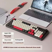 AJAZZ AF98 Wireless Bluetooth Keyboard Three-Mode E-Sports Mechanical Touch Typing Office Computer Wired Keyboard Special Design
