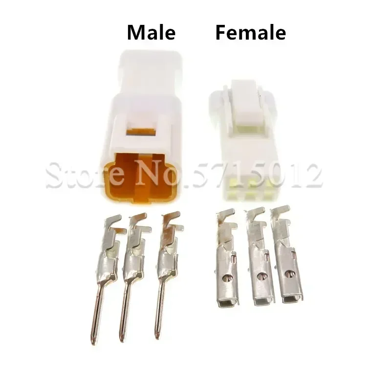 3 Hole JST03R-JWPF-VSLE JST03T-JWPF-VSLE White Waterproof Automotive Plug Wiring Harness Electrical Socekt