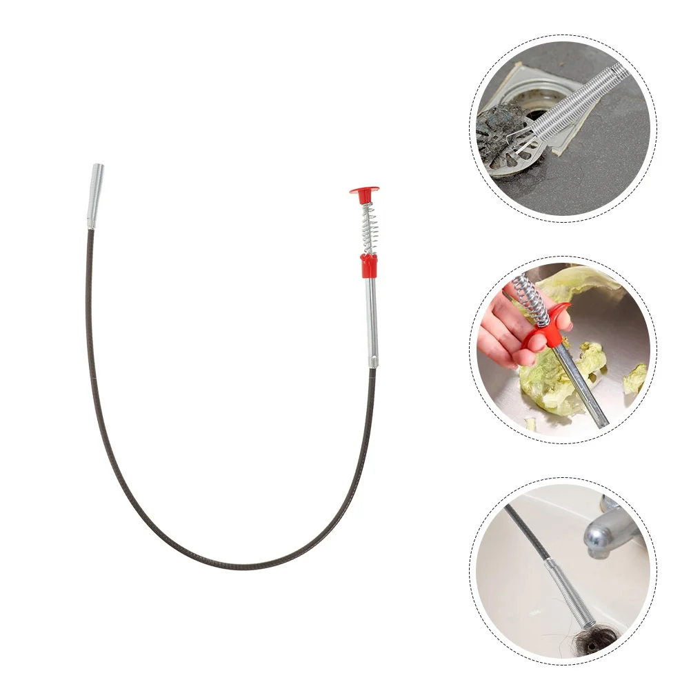 

2pcs 4-Prong Tool Flexible Claw Grabber For Sink Toilet Shower Clog Remover Hair Catcher Dredging Clip Bathroom