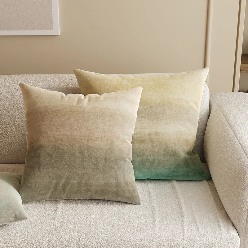 Modern Minimalist Sofa Living Room Pillowcase Luxury Feel Home Stay Window  Backrest Cushion Core Included Square Pillowcase