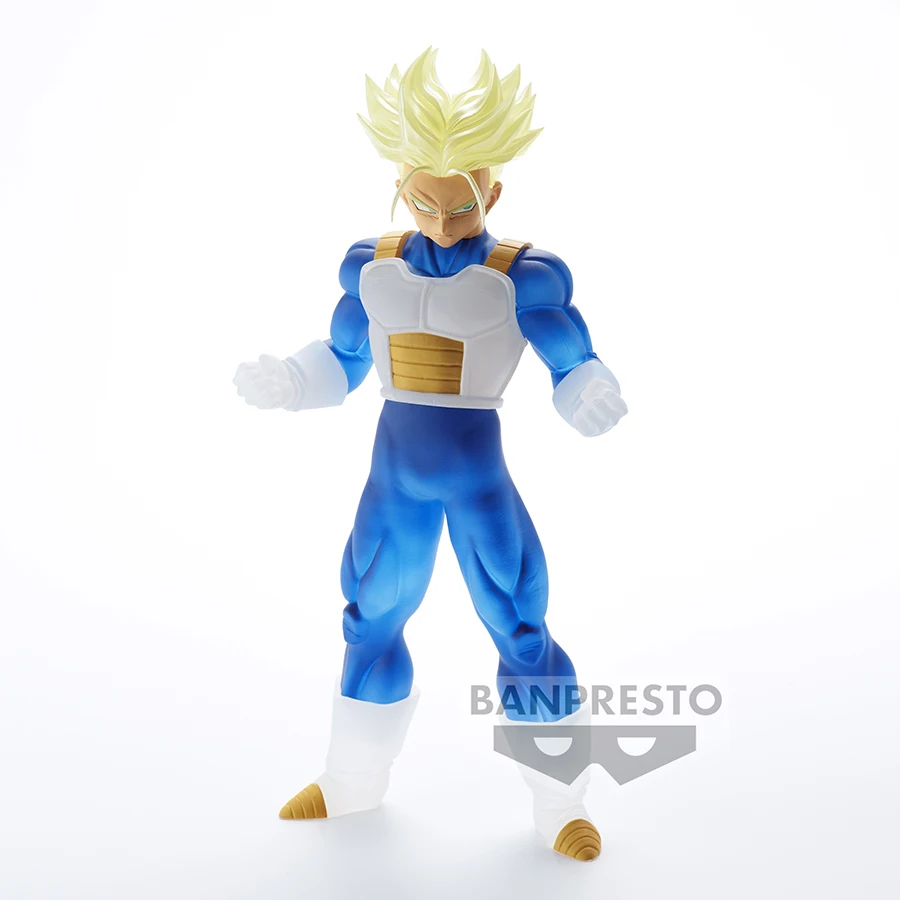 バンダイ-ドラゴンボールZのアクションフィギュア,超サイヤ人のトランクスをクリア,PVC,収集可能なモデルのおもちゃ,180mm