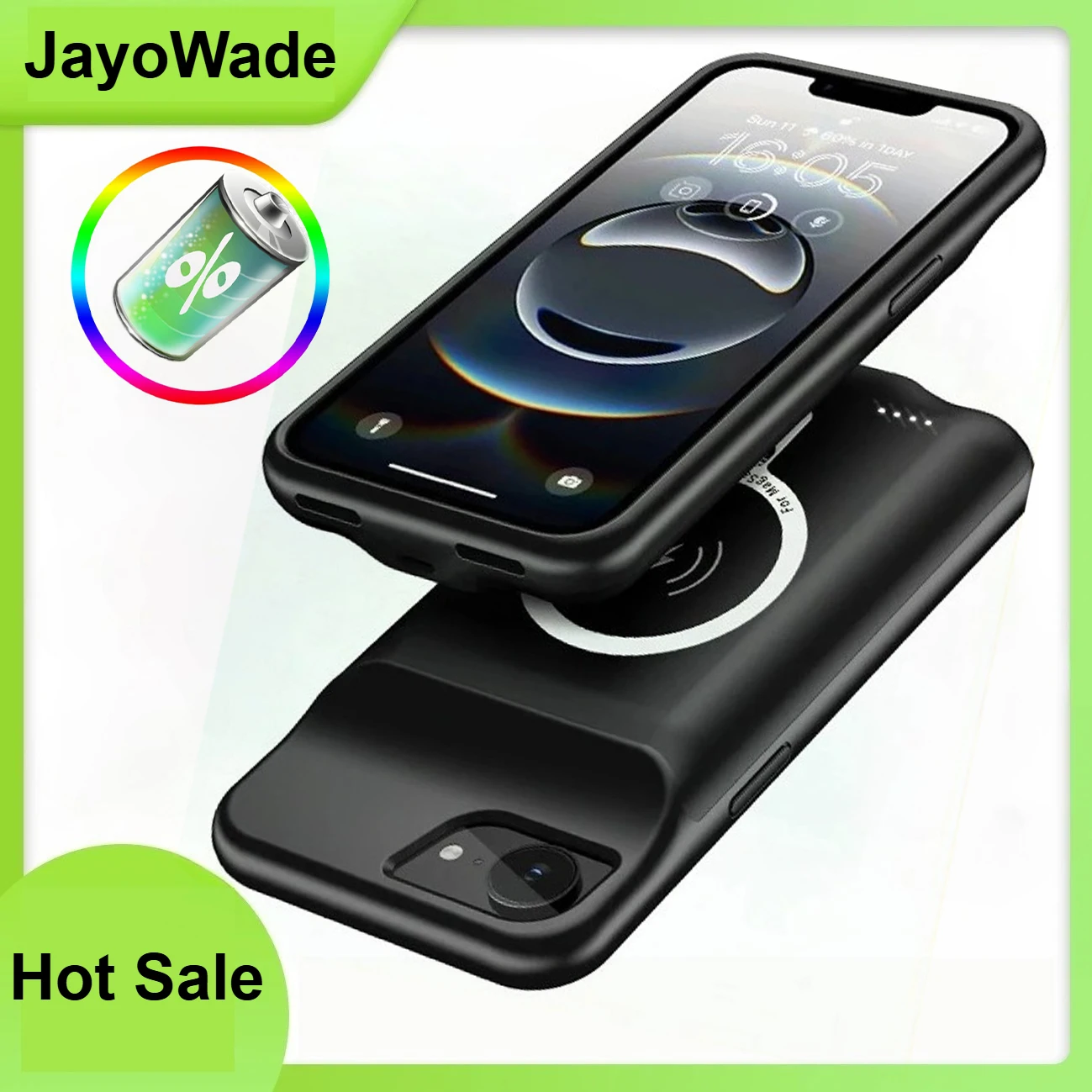 10000mAh Battery Charger Case for iPhone 18 Pro Max 17 Air 16e 16 Plus 15 14 Pro Max Magnetic Wireless Charging Power Bank Cases