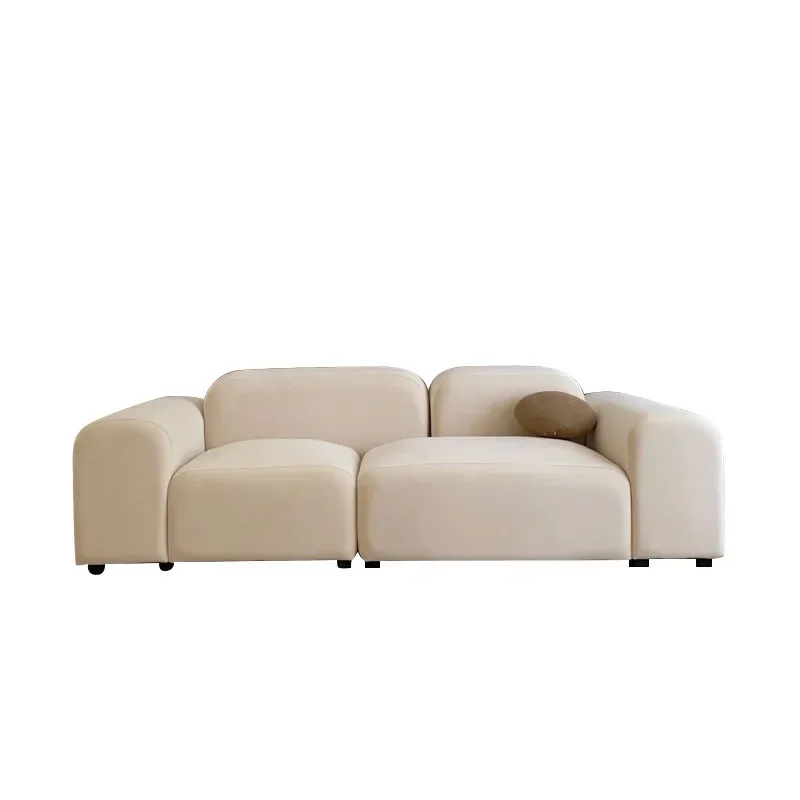 Lamb fleece beauty salon hotel office sitting area Lamb fleece sofa