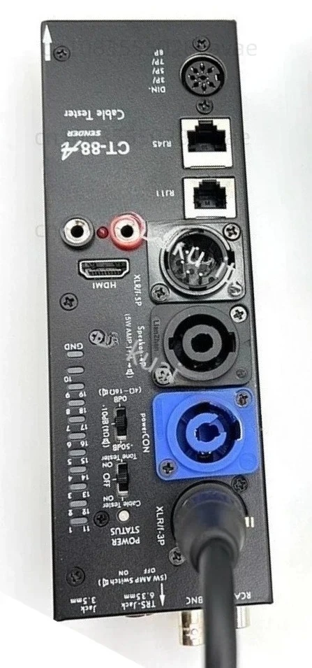 Separate Multifunctional Line Tester CT-88, XLR Signal Line Tester, HDMI Automatic Audio Side Line Tester,