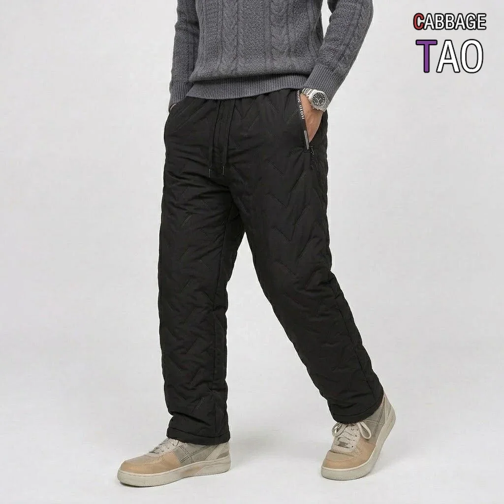 New Mens Winter Sherpa Lined Trousers Water Resistant Cozy Wind Resistant Outdoor Trekking Softshell Cargo Pants for Chilly Days
