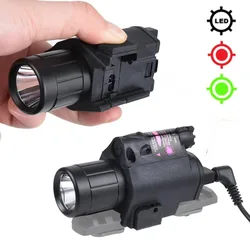 Linterna táctica láser rojo interruptor remoto para Glock 17 19
