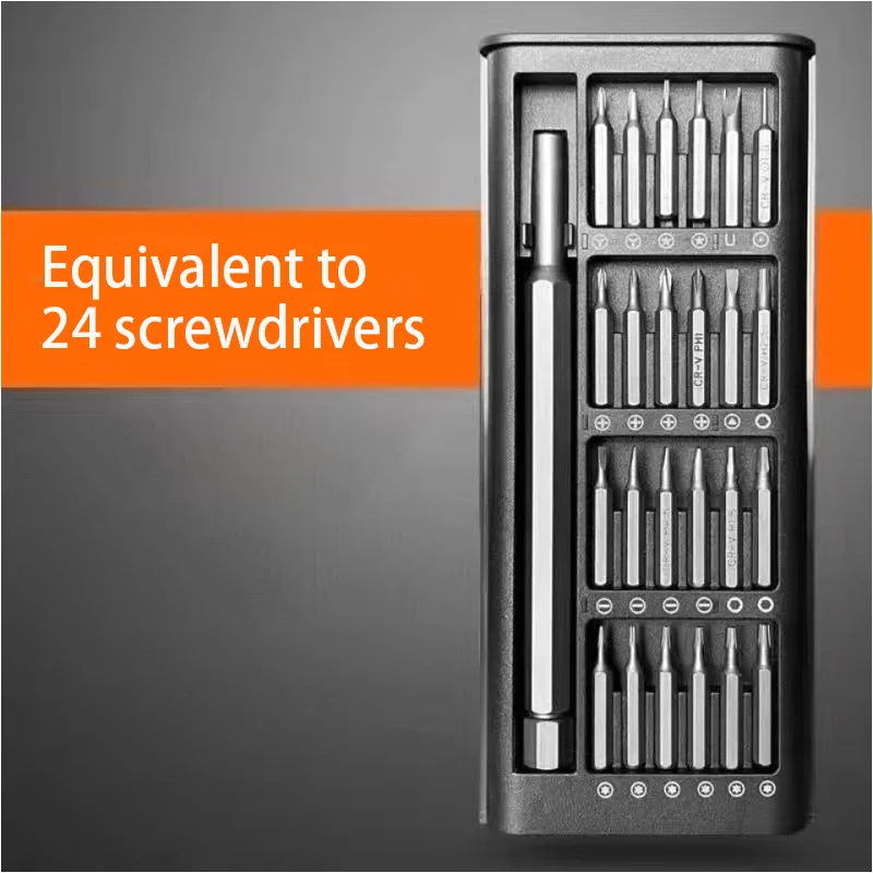 

Portable Multifunctional Glasses Mobile Phone Repair Tool 25 in 1 Precision Screwdriver Set Disassembly Magnetic Pocket Tool