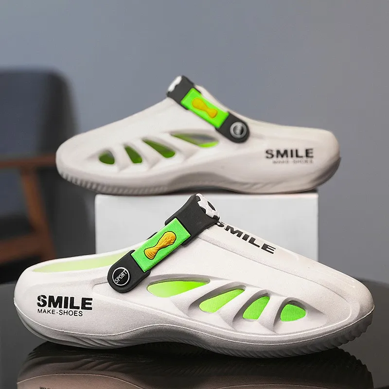 2024 EVA Soft Men Sandals Fashion Slippers For Men Leisure Outdoor  Shoes Cave Beach Sides Dropshipping Wholesale