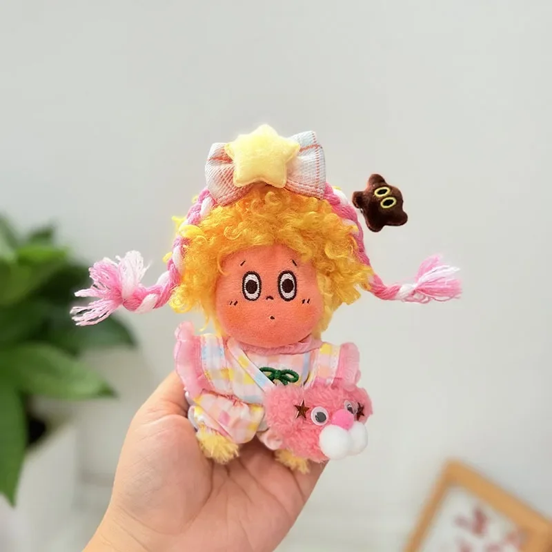 

Hot Funny Haircut Star Man Doll Clothes Cute Cherry Pink Braid Set Clothes Clothing Garment Accessories Twinkle Star Pattern