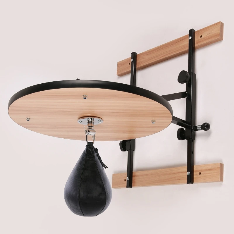 

Fitness Equipment Boxing Speed Hanging Sanda Vent Boxing Ball Rack Adjustable Heavy Solid Wood Speed Bag Platform
