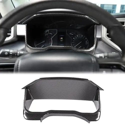 

Aunginsy Dashboard Trim for Tundra/Sequoia 2022-2026 - ABS Interior Dash Cover & Console Decoration