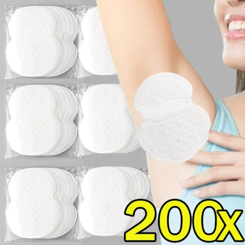 White Underarm Pads Summer Women Men Invisible Breathable Sweat-Absorbing Patch Portable Cotton Sweat Pads Fashion Accessories