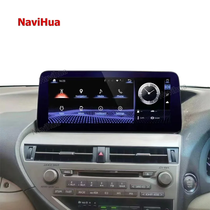 Navihua Android Car DVD Player Auto Radio Stereo Multimedia System Autoradio GPS Navigation Video For Lexus RX  Navigaitor Radio