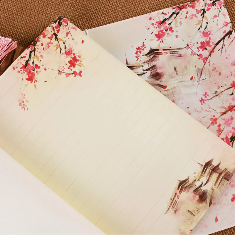 Cuaderno de diario de moda bonito, Bloc de notas A5 de papel interior rayado, hermosa colección de encuadernación de flores, libros de escritura,