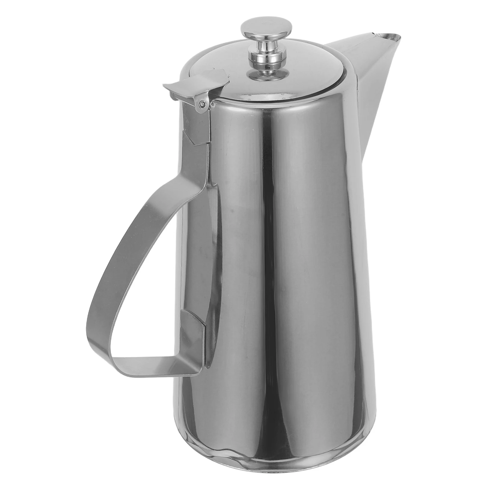 

Stainless Steel Water Pitcher 1.5L Ergonomic Handle Precision Spout Cold Beverage Jug Kitchen Restaurant Use