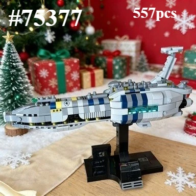 

Наборы строительных блоков MOC Star Invisible Hand Spaceship, совместимые с деталями Lego, подходят для рождественских подарков 75377