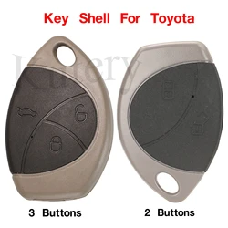 jingyuqin 2/3 Buttons Smart Remote Car Key Shell Fob Cover Replacemen Case For Toyota Malaysia Truguard VG Alarm Cobra