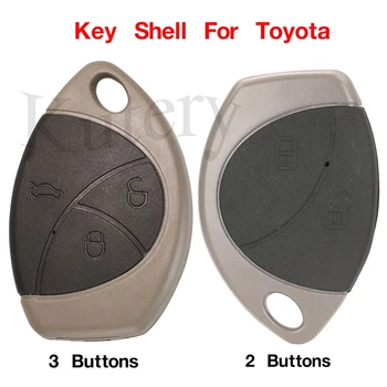 Jingyuqin 2/3 botões remoto inteligente chave do carro escudo fob capa replacemen caso para toyota malásia truguard vg alarme cobra