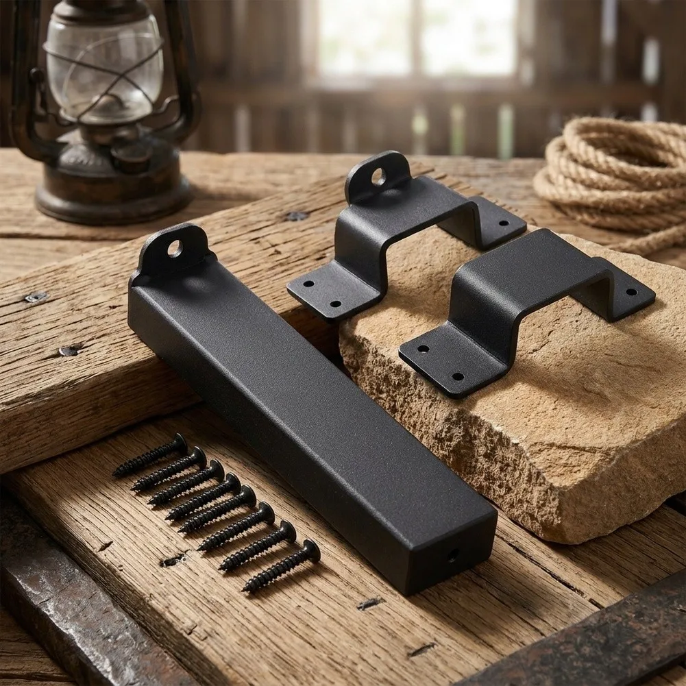 7.5 Inch Slide Bolt Latch for Structural Security on Agricultural Buildings Workshop Entrances and Garden Perimeters