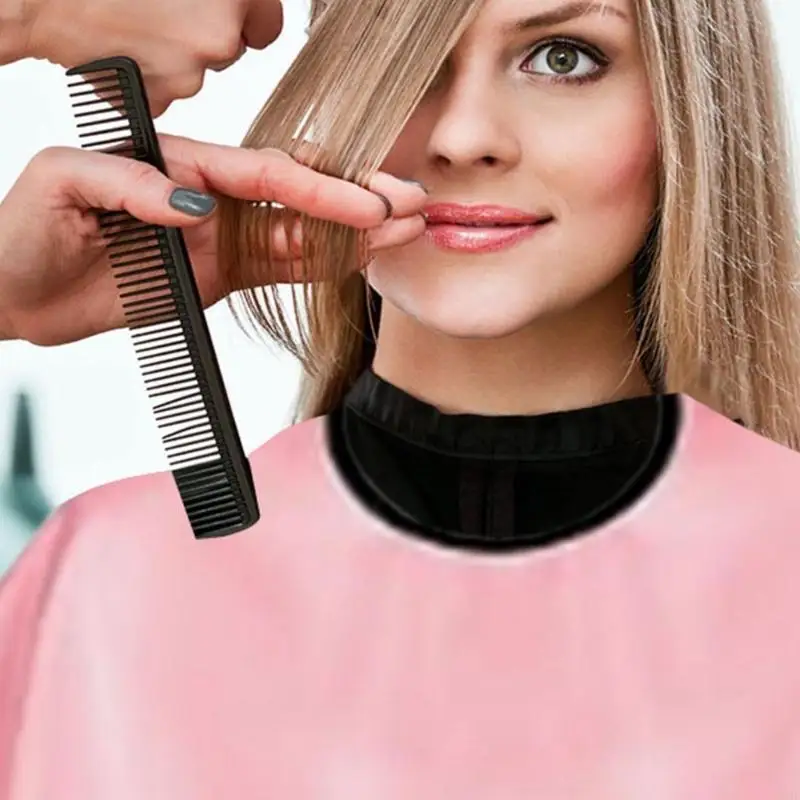 39XE Makeup Cape Beauty Salon Smock for Clients Light Weight Comb-out Beard Shaving Apron Shorty Makeup Bib Styling Cape