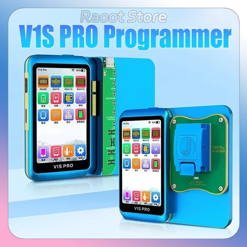 JC V1SPRO Programmer Rewrite Data for IPhone 6-14 Read Write &Format/Screen True Tone Fix  with BGA315 BGA110 BGA70 BGA60 Socket