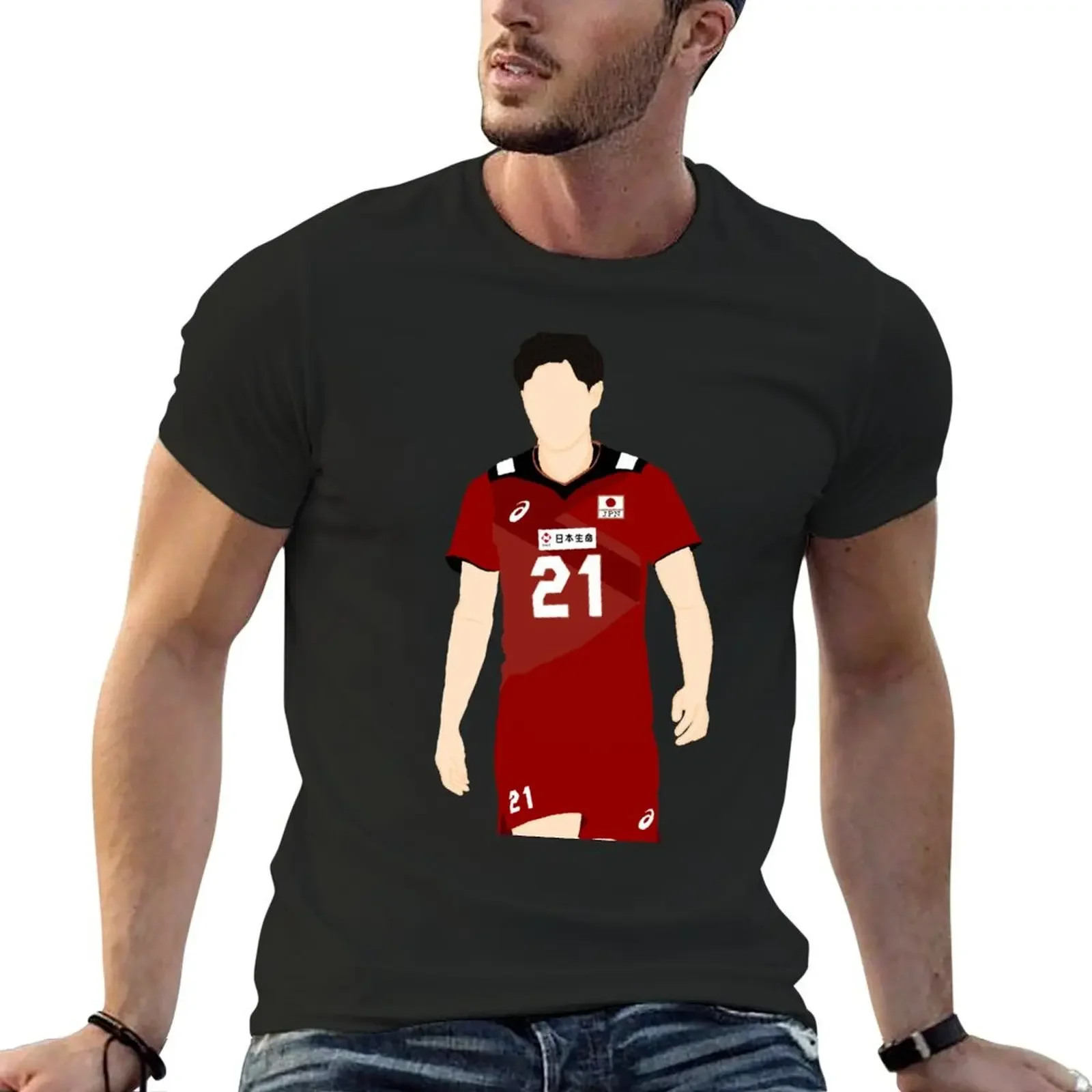 Japan Volleyball - Ran Takahashi T-Shirt blacks summer clothes essential t shirt mens t shirt graphic