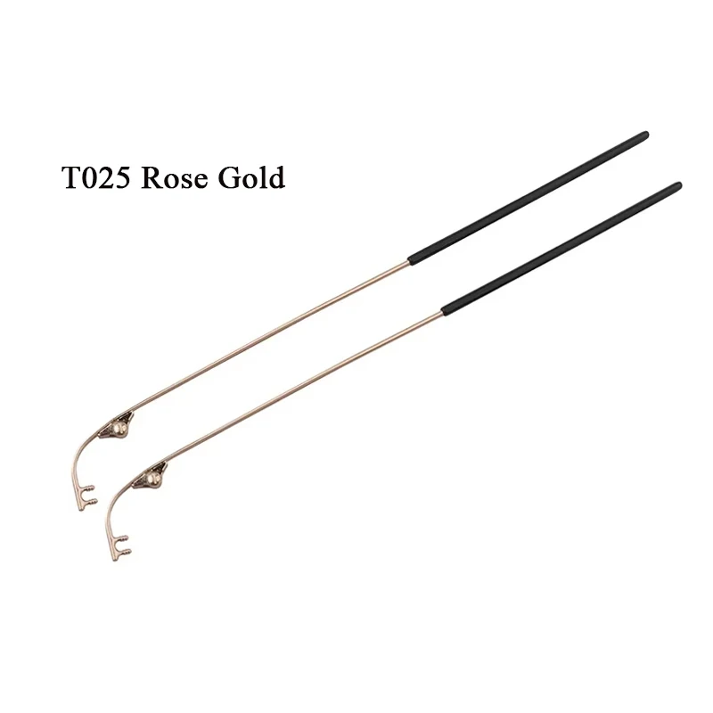 10 أزواج من معبد النظارات المعدنية بدون إطار مع طرف استبدال معبد إصلاح النظارات #5