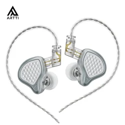 Neue artti r6 In-Ear-HiFi-Kopfhörer mit Kabel-Iems-Monitoren 0,78mm 2-polig und 3,5mm/Typ-C-Mikrofonst ecker