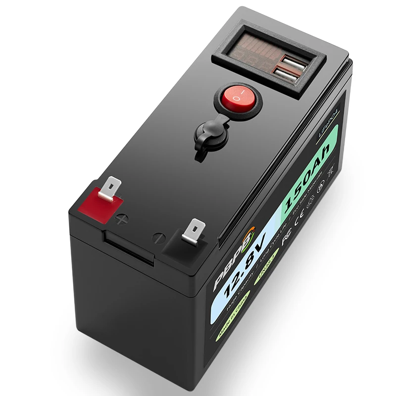 12V 150Ah LiFePO4 Battery Energy 100A BMS A+ Cells With 2-Year Warranty,UL1973,For RV, Van, Trolling Motor,Camp