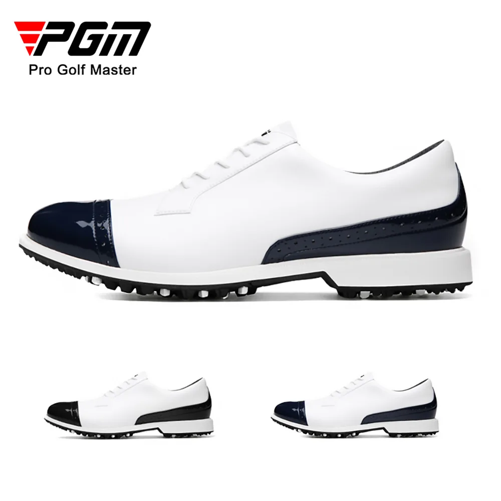 PGM Golf Men\'s Sneakers Anti-Slip Spikes Waterproof Men\'s Sports Shoes