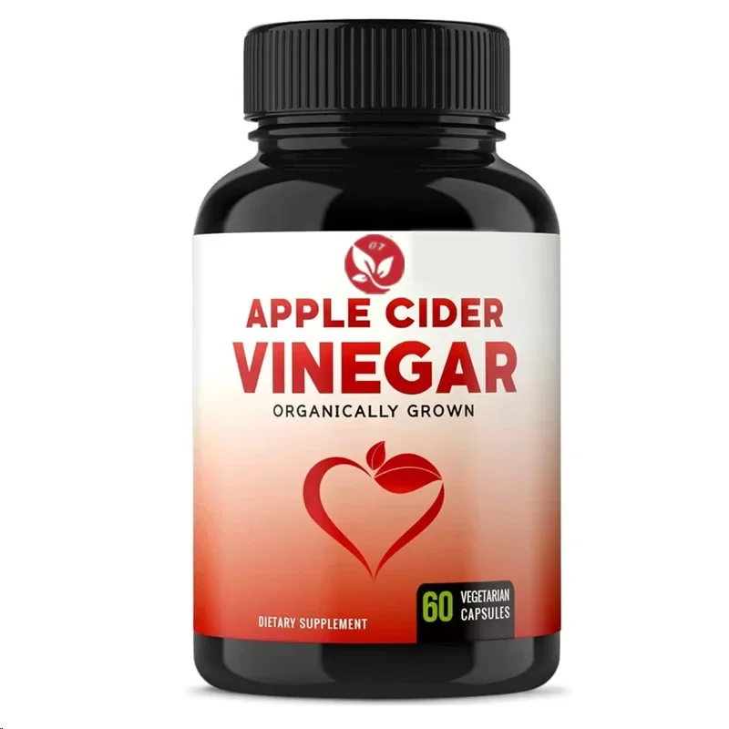 Natural Organic Vinegar Capsules -1000mg Natural Vinegar Supplement Black Pepper Absorbs High Absorption