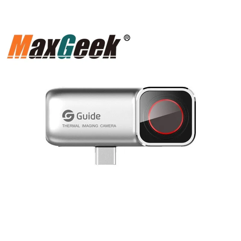 Maxgeek Guide MobIR 2T 256x192 Mobile Phone Thermal Imaging Camera for Android Tests Human Body Temperature