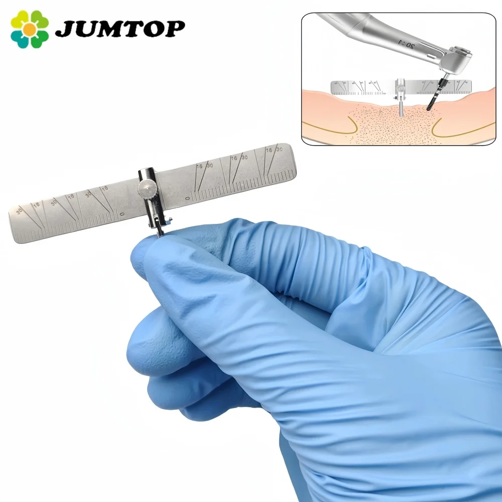 

Dental Implant Ruler Locating Guide Surgical Positioning Locator Angle Ruler Guage Dentistry Planting Measuring Tool Autoclave