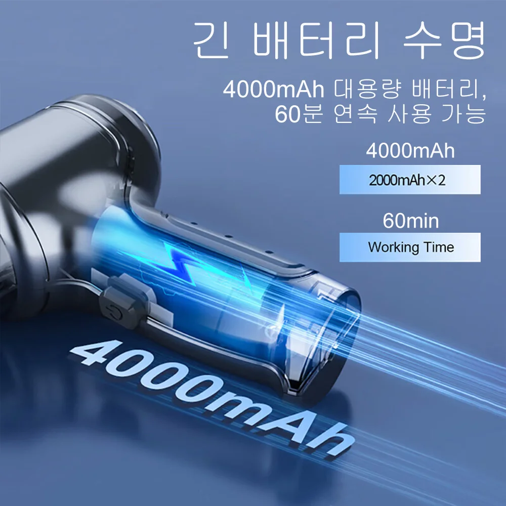 Car Vacuum Cleaner 95000PA Strong Suction Wireless Vacuum Cleaner for Car Home 2in1 Handheld Portable Vacuum Cleaner Blower