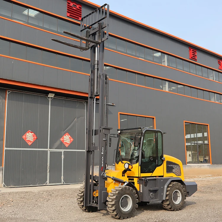 Chinese Quality 3-ton Off-road Forklift Equipped with Professional Attachments to Meet Diverse Handling Needs