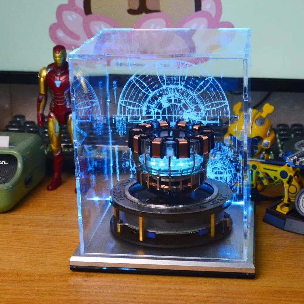 

Magnetic Levitation Reactor Module with LED Lights Simulating Iron Man Movement Magnetic Levitation Display Rack