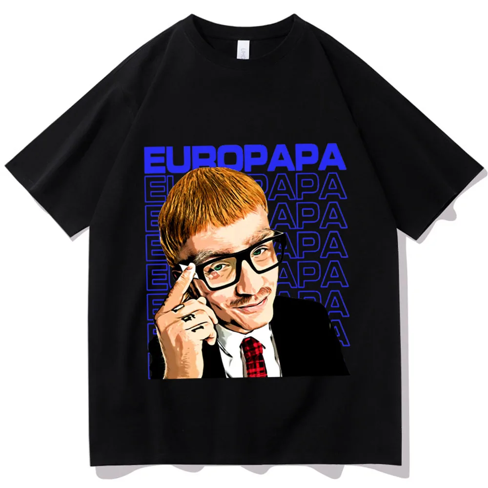 Joost Klein Europapa T-Shirts Joost Klein Music Shirt Fan Gift Harajuku Unisex O-Neck Short Sleeve Shirts