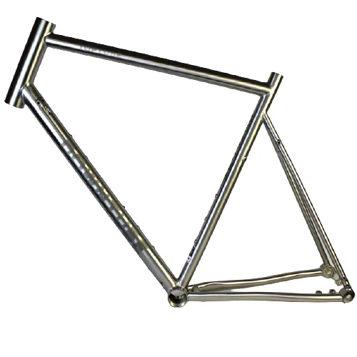 Titanium Gravel Bike Frame Road Bicycles Flat Mount Disc Brake Thru Axle T47 BB Shell Light Weight Durable Girder Frame 1.7kg