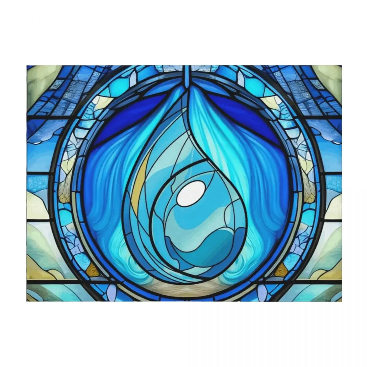 

MTG Iceland Symbol for Blue Magic Players Throw Blanket Stuffeds Picnic Soft Retros Blankets