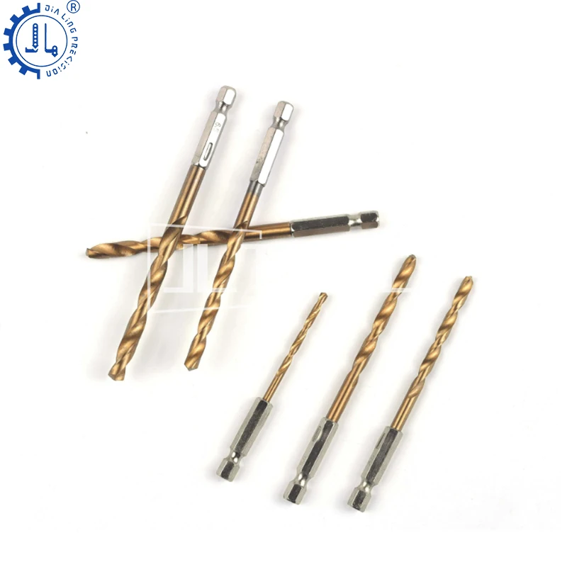 13pc/set Hexagonal Shank Twist Drill Bit 1/1.5/2/2.5/3mm Titanium Carbide Cobalt High Speed Steel 4241 Drill Bits