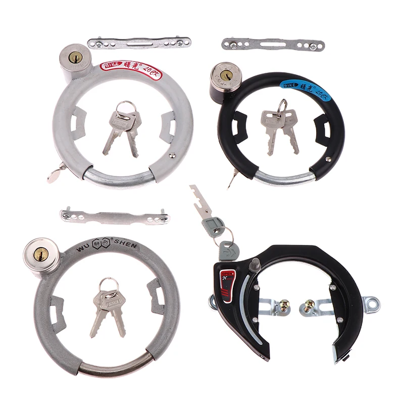 AliExpress NONE 〔E〕1 Set Anti Theft Alloy With 2 Keys Bike Horseshoe Lock For Mountain Bike Road Bicycle Crab Claw Lock DIY Accessories〔Winter5〕