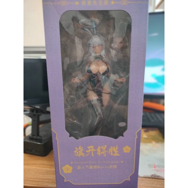 

В наличии 100% оригинал Benzing Cheongsam Bunny Girl Ручная кукла Аниме Фигурки Украшения Сексуальное украшение Kawaii Модель Подарок Хобби