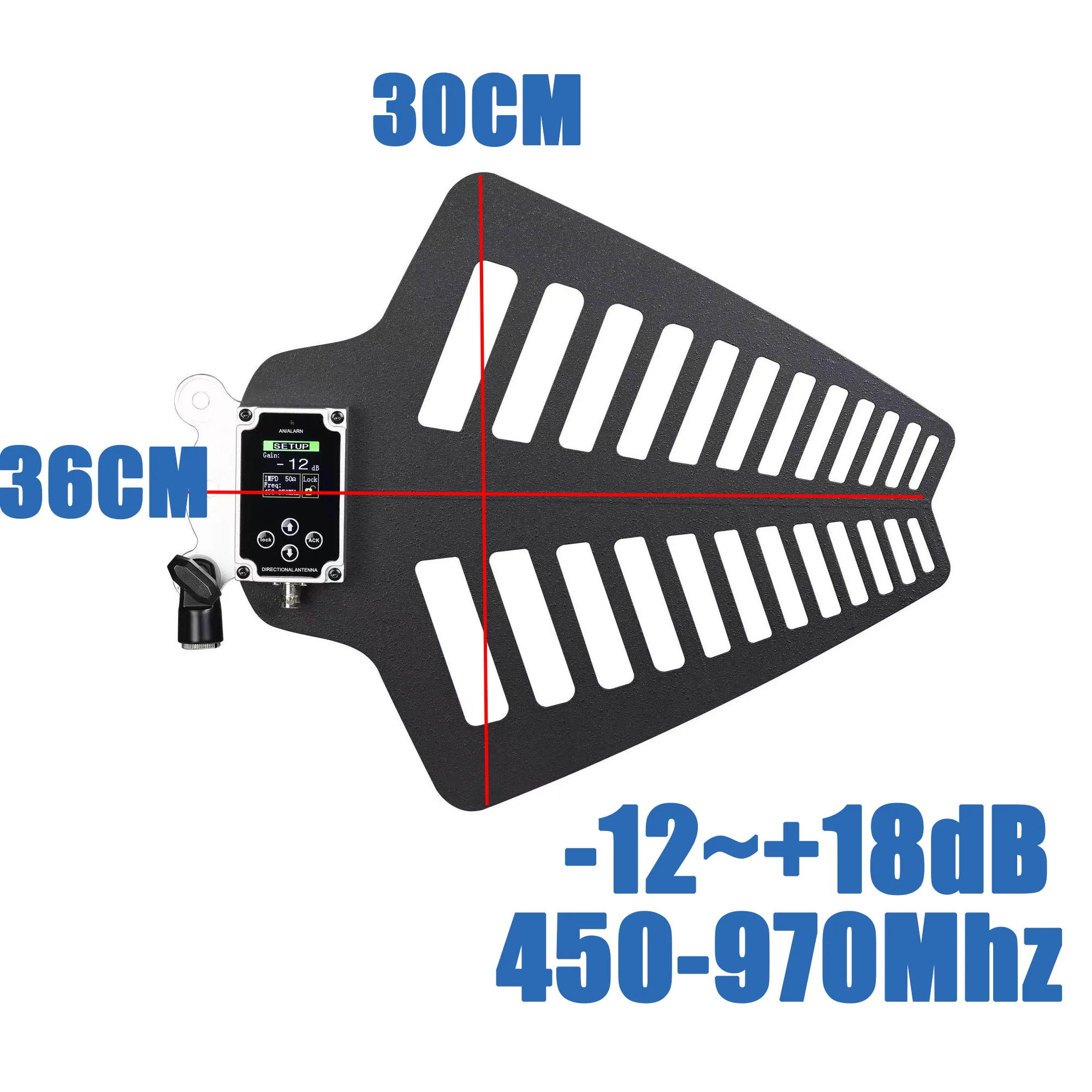 Leicozic 1PC LFA Active Antenna 450-970Mhz UHF Antenna Directional Antena Distribuidor De Antena Distribution Signal Amplifier