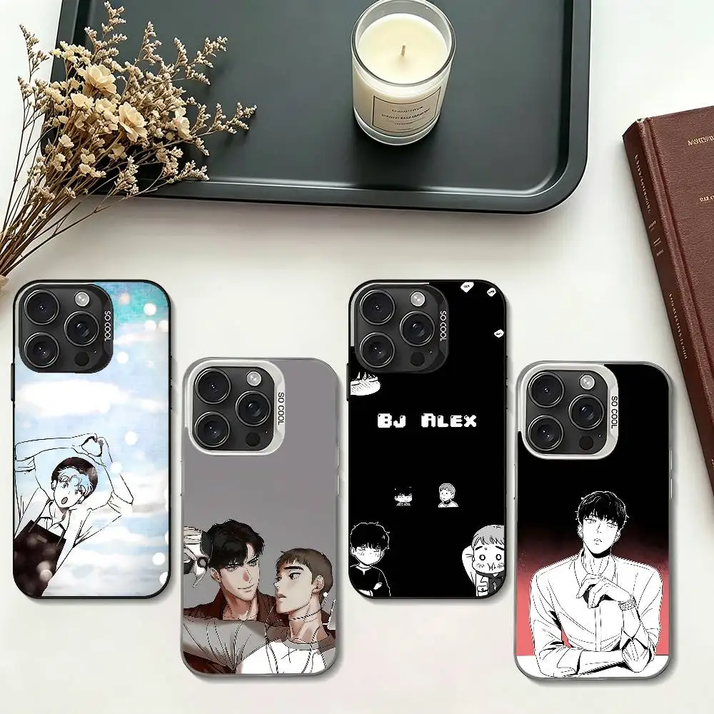 Funda Antigolpes Plateada con Diseño de Alex de B-BJ para iPhone 17 16 15 14 13 12 11 Pro Max