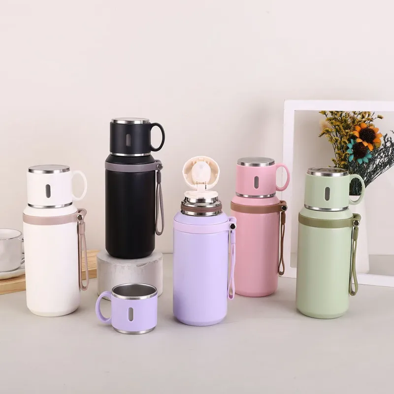 600ML Double Wall 316 Stainless Steel Hot Water Vacuum Flasks Thermos Cup Coffee Tea Milk Travel Mug Thermo Bottle Thermocup