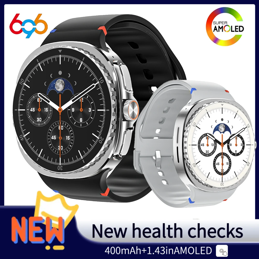 

Amoled Screen Outdoors Smartwatch Men Women Waterproof BT Call Smart Watch GPS Tracking Sports Fitness Health Monitor 400mAh