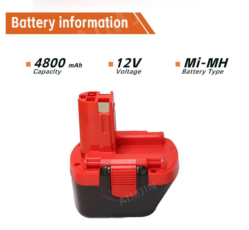 

The 12v4800mah Lithium Battery is Suitable for Bosh's Electric Tools, and with This energy, it can be used for applications such